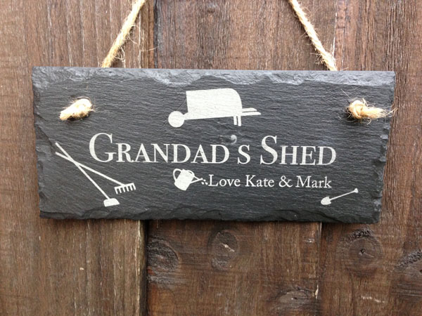 personalised shed signs