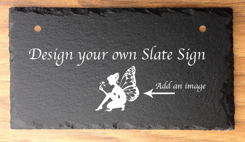 design a slate sign