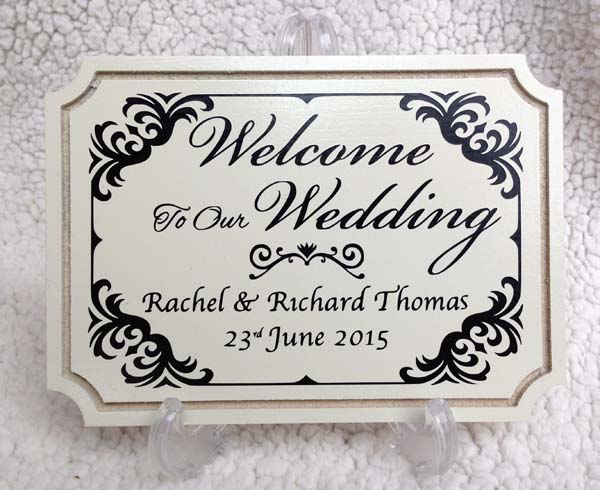 wedding personalised plaques