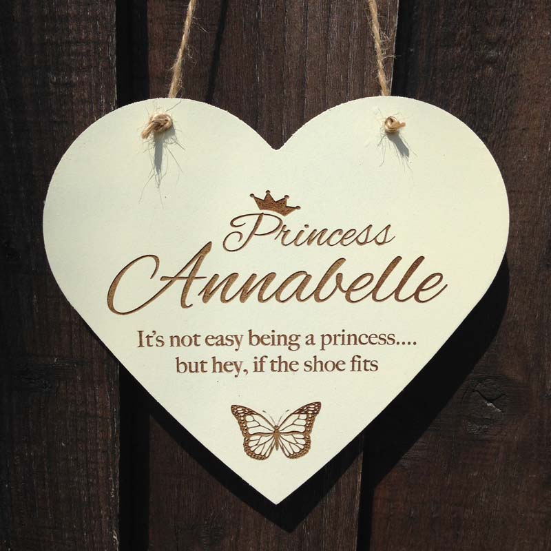 personalised wooden hearts plaques