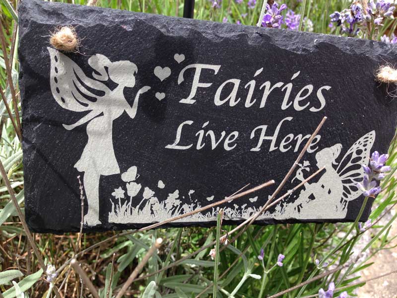 fairies live here sign 2