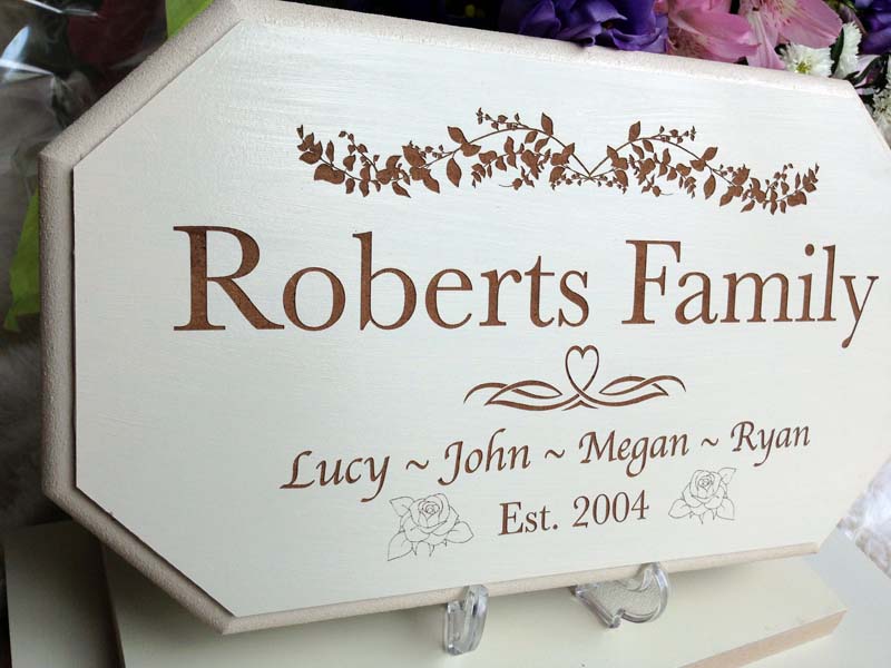 wedding personalised signs family 02