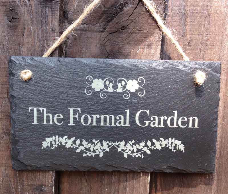 personalised garden signs 099