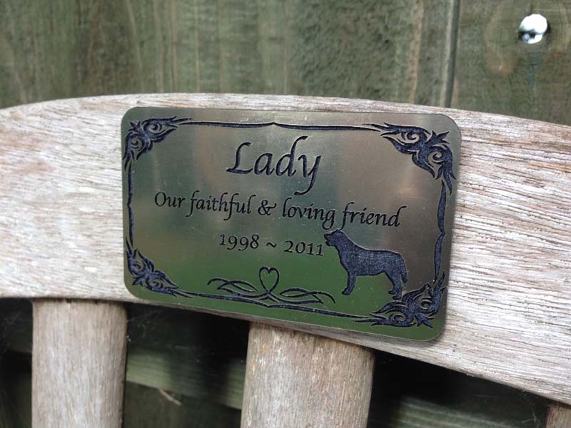 pet memorial plaques for dogs