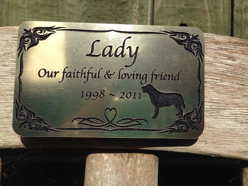 pet memorial plaques for horses