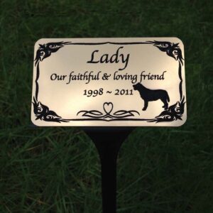 pet memorials plaques for garden