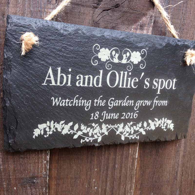 personalised garden signs 114