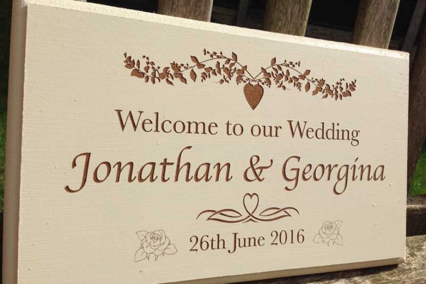 Bespoke Wedding Signs