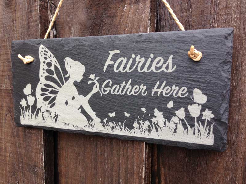 fairies gather here signs
