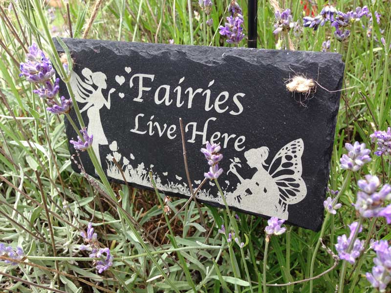 fairies live here sign 1
