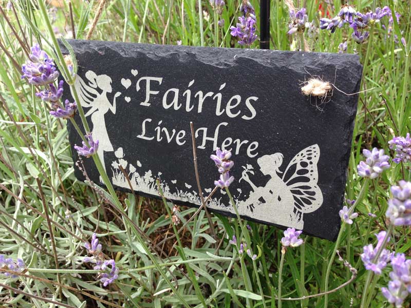 fairies live here signs