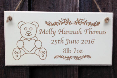 Personalised Christening Signs and Gifts