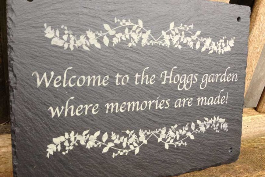 Personalised Garden Signs New Designs