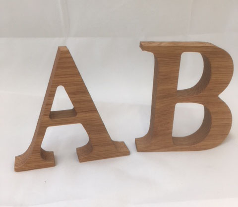 Oak Letters