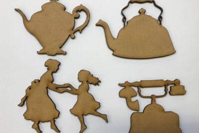 Vintage MDF Laser Cut Images