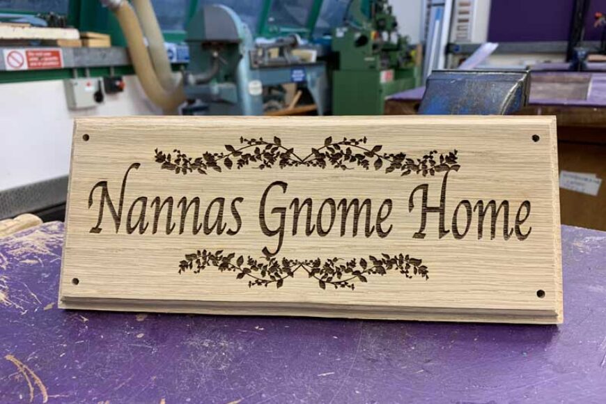 Bespoke Oak Signs